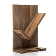 thumbnail image 1 of Foreside Wood Single Bottle Wall Mount Wine Rack, 41, 1 of 4