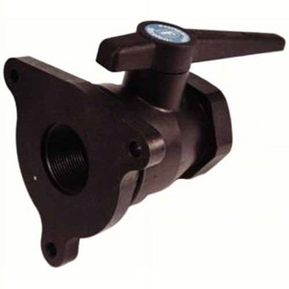 Forespar 904010 3/4" Flange Mounting Seacock Valve Fitting for Boat & Marine