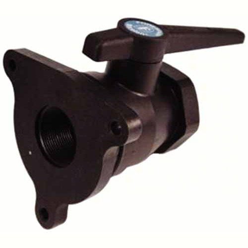 Forespar 904011 1-1/2" Flange Mounting Seacock Valve Fitting for Boat & Marine