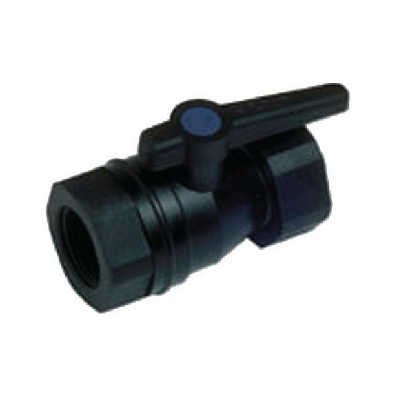 Forespar CF251 Marelon Full Threaded Mushroom Head Thru Hull With Nut, White