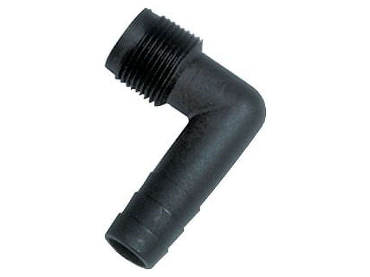 Black High-Strength Glass-Reinforced Marelon Elbow Adapter