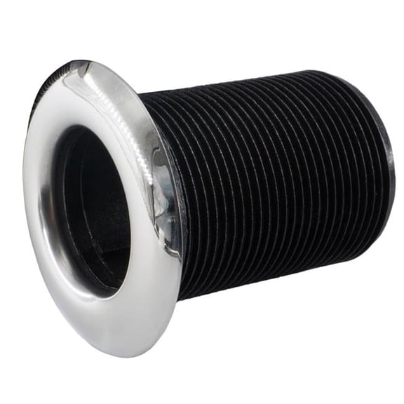 Forespar Performance Products 930001SS Pro Series Valve Stainless Steel Capped Thru-Hull - 0.5 in. - 0.75 in.