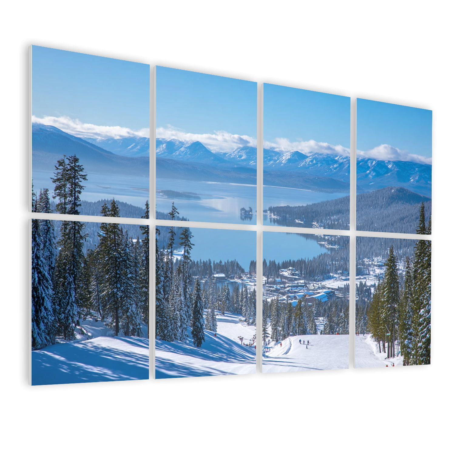 Forest 8 Pack Art Acoustic Panels Sound Absorbing Lake Pend Orielle ...
