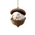 thumbnail image 1 of Forest Animal Acorn Ornaments, 2D Acrylic Animal Shapes Tree Ornament, Animal Christmas Ornament,Forest Animal Decoration, Acrylic Hanging Pendant for Xmas Tree Decorations, Hanging Ornament, 1 of 5