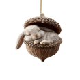 thumbnail image 1 of Forest Animal Acorn Ornaments, 2D Acrylic Animal Shapes Tree Ornament, Animal Christmas Ornament,Forest Animal Decoration, Acrylic Hanging Pendant for Xmas Tree Decorations, Hanging Ornament, 1 of 5