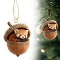 thumbnail image 1 of Forest Animal Acorn Ornaments,Acrylic Cute Forest Animal Christmas Trees Hanging Decorations,Animal Ornaments – Cozy Christmas Ornaments Acrylic Cute Animal Christmas Trees Hanging Decorations, 1 of 9