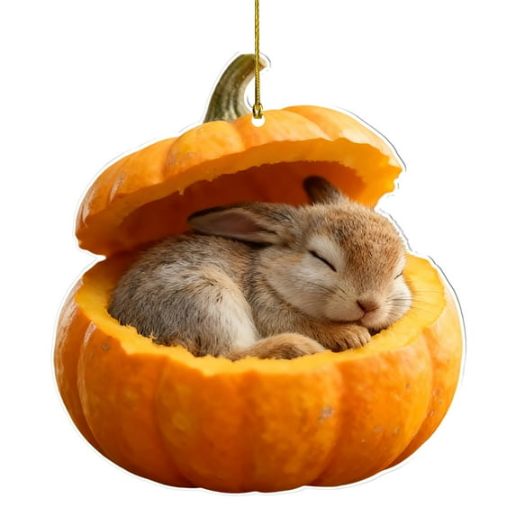 Forest Animal Acorn Ornaments, Animal Christmas Ornament, Animal Christmas Tree Ornament, 2D Flat Acrylic Forest Animal Decoration, Hanging Pendant Gift for Animal Lovers