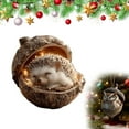 thumbnail image 1 of Forest Animal Acorn Ornaments,Cozy Christmas Tree Hanging Ornaments,2D Cute Forest Fox Rabbit Hedgehog Owl Squirrel Decorations,Rustic Nature Themed Home Decor, Animal Lovers Gift (Hedgehog), 1 of 11