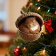 thumbnail image 1 of Forest Animal Acorn Ornaments – Cozy Forest Christmas Ornaments, 2025 New Pine Cone Decoration, Woodland Creature Figurine, 2D Acrylic Hanging Ornament Home Party Décor, 1 of 5