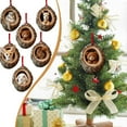 thumbnail image 1 of Forest Animal Acorn Ornaments – Cozy Forest Christmas Ornaments, 2025 New Pine Cone Decoration, Woodland Creature Figurine, 2D Acrylic Hanging Ornament Home Party Décor (Animal -Pack of 6), 1 of 9