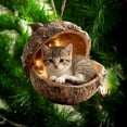 thumbnail image 1 of Forest Animal Acorn Ornaments – Cozy Forest Christmas Ornaments, 2025 New Pine Cone Decoration, Woodland Creature Figurine, 2D Acrylic Hanging Ornament Home Party Décor, 1 of 7