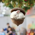 thumbnail image 1 of Forest Animal Christmas Decoration, Animal Christmas Ornament,2D Flat Acrylic Forest Animal Decoration, Acrylic Hanging Woodland Pendant for Xmas Tree Decorations(E), 1 of 6