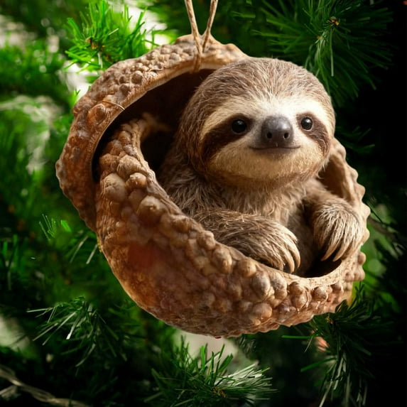 Forest Animal Acorn Ornaments_cozy Forest Christmas Ornaments(2D), Christmas Acrylic Ornaments 2D Animal Shapes Holiday Decorations