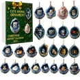 thumbnail image 1 of Forest Animal Advent Calendar 2025,24Days Christmas Holiday Countdown Calendar Gift Box,2D Acrylic Crystal Themed Animals Hanging Decorations,The Holiday Countdown Calendar Experience, 1 of 9