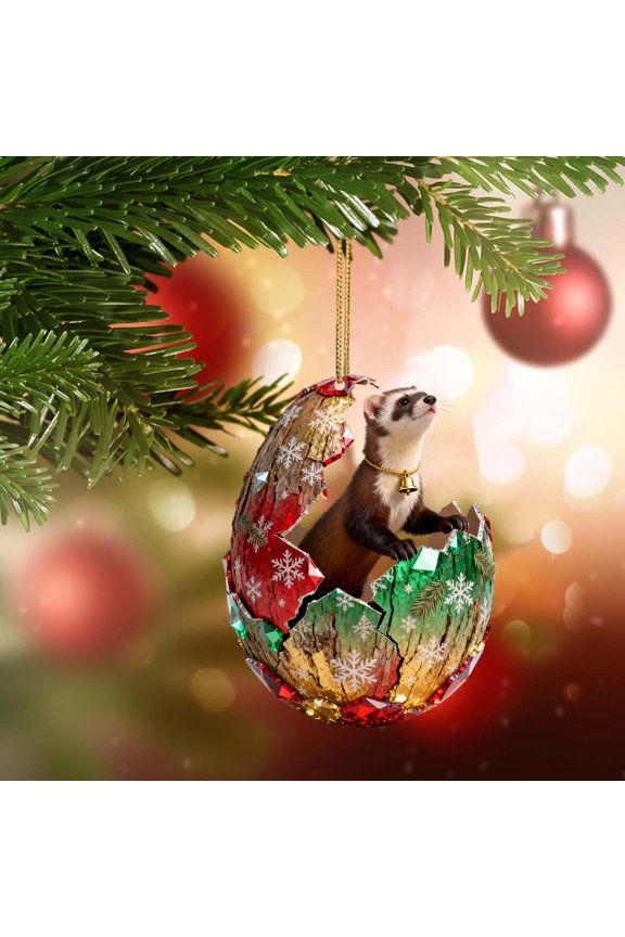 Forest Animal Backpack Charm Ornament Mink Fox Rabbit Acrylic Pendant Keychain Cute Accessories for Backpacks Cars Keys Personalization Decorative Charms