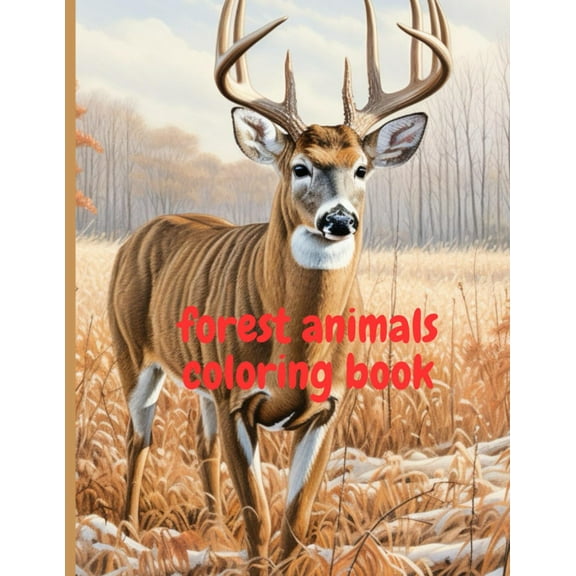 Forest Animals Coloring Book