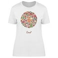thumbnail image 1 of Forest Animals Love Circle Tee Women's -Image by Shutterstock, 1 of 2