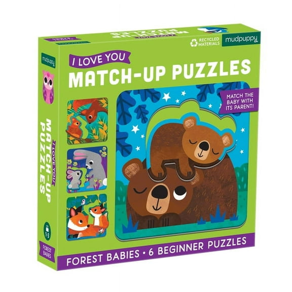 Forest Babies I Love You Match-Up Puzzles (Game)