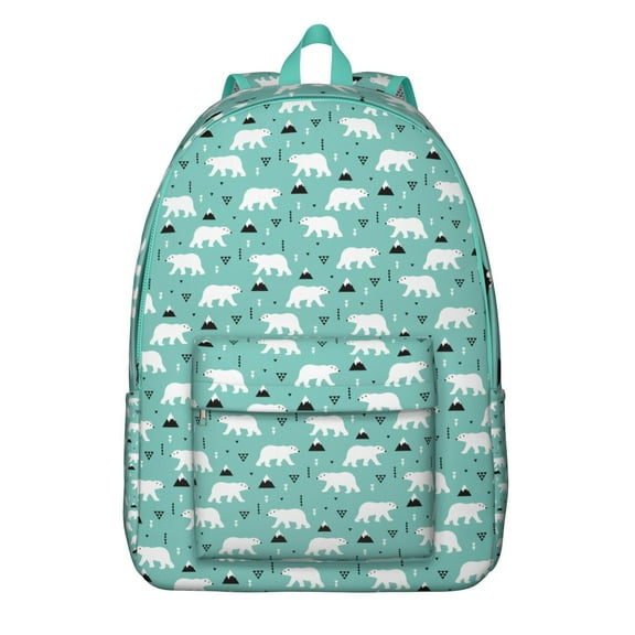 Forest Bear Backpack – Wild Bear Print with Hunting and Nature Pattern Design for Cute and Aesthetic Style
