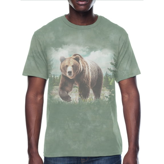 Forest Bear, Men's & Big Men's Graphic Tee Shirt, Sizes S-3XL