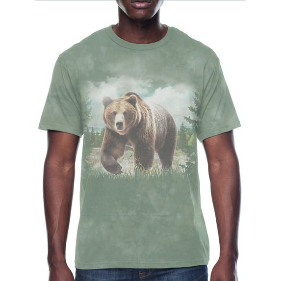 Forest Bear, Men's & Big Men's Graphic Tee Shirt, Sizes S-3XL