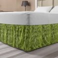 thumbnail image 1 of Forest Bed Skirt, A Clutter of Woodland Tree Branches Leaves Theme of Plantation, Elastic Bedskirt Dust Ruffle Wrap Around for Bedding Decor, 4 Sizes, Olive Green Pastel Green, by Ambesonne, 1 of 2