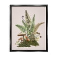 thumbnail image 1 of Forest Botanical Mushroom Sprouts Botanical & Floral Graphic Art Jet Black Framed Art Print Wall Art, 1 of 6