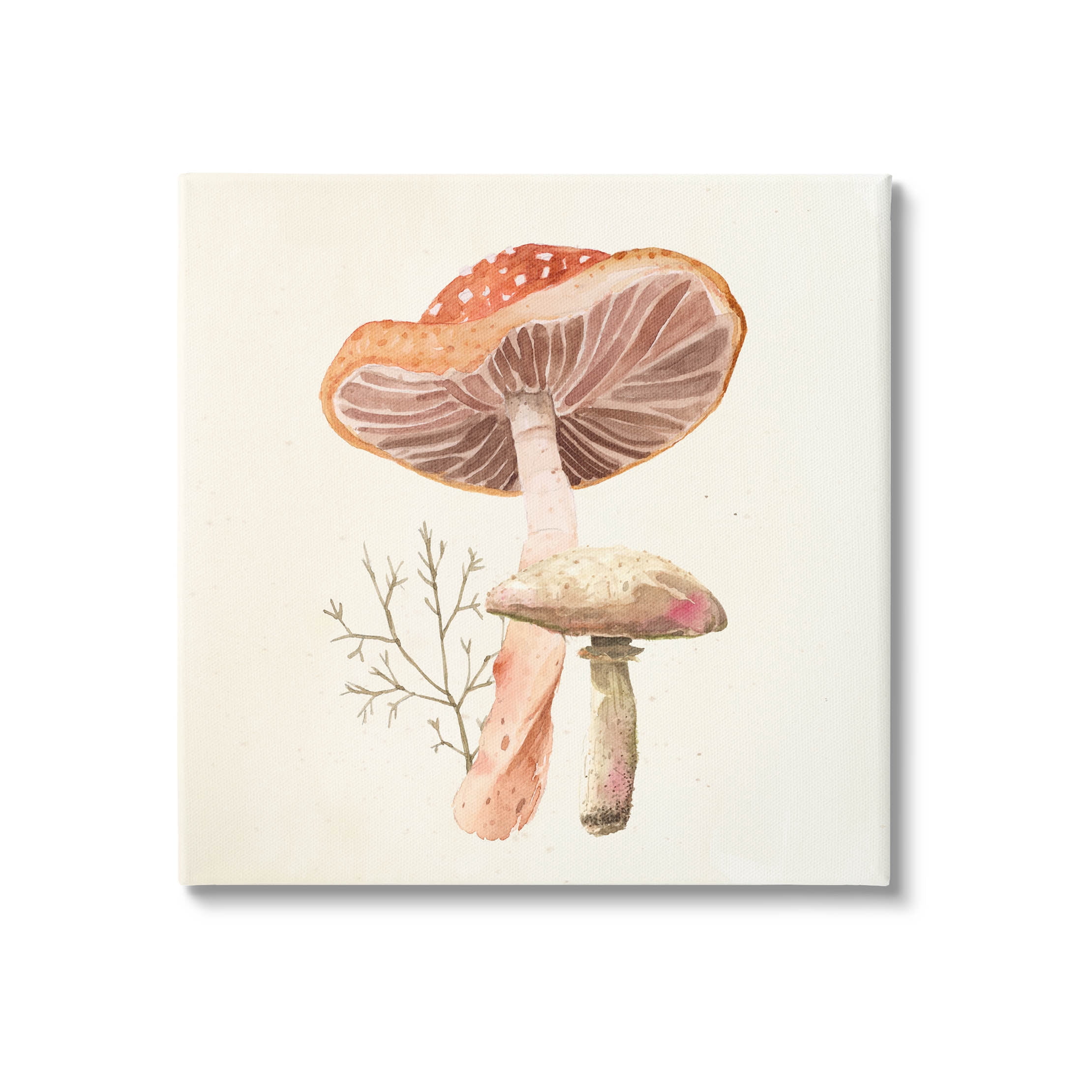Forest Botanical Woodland Plants Botanical & Floral Graphic Art Gallery Wrapped Canvas Print Wall Art