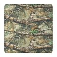 thumbnail image 1 of Forest Camo Branches Leaves Pattern Square Fitted Tablecloth with Elastic Edge,Square Table Cover,Washable Elastic Table Cover for Home Kitchen Party Decor 34"x34", 1 of 6