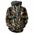 thumbnail image 1 of Forest Camouflage Hunting Animals Outdoor Camouflage Spring Autumn Men's Hoodie Street Trend Loose Comfortable Casual Clothing (DHA6H241317Y,L), 1 of 8