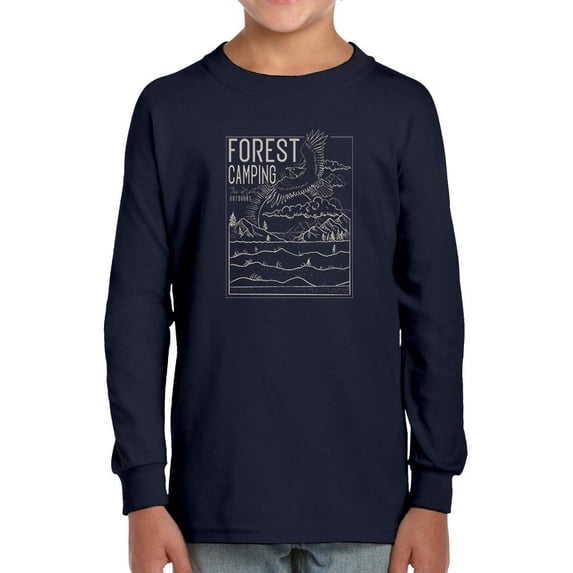 Forest Camping Landscape Long Sleeve Toddler -Image by Shutterstock, 2 Toddler