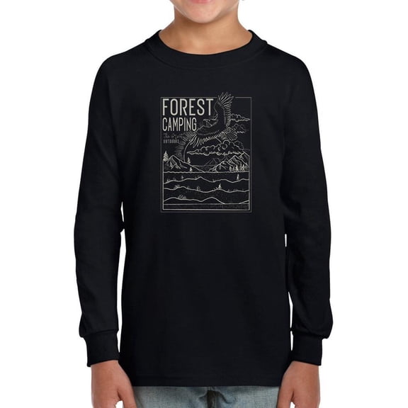 Forest Camping Landscape Long Sleeve Toddler -Image by Shutterstock, 3 Toddler