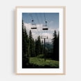 thumbnail image 1 of Forest Chairlift - Oregon Photography Mountain Forest Nature Wilderness Scenic Landscape Oak Framed Wall Art Print 20 x 30 inches, 1 of 59