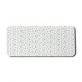 thumbnail image 1 of Forest Computer Mouse Pad, Continuous Simplistic Rabbits Pine Leaves Stars Illustration, Rectangle Non-Slip Rubber Mousepad X-Large, 35" x 15" Gaming Size, Purpleblue Fern Green, by Ambesonne, 1 of 2