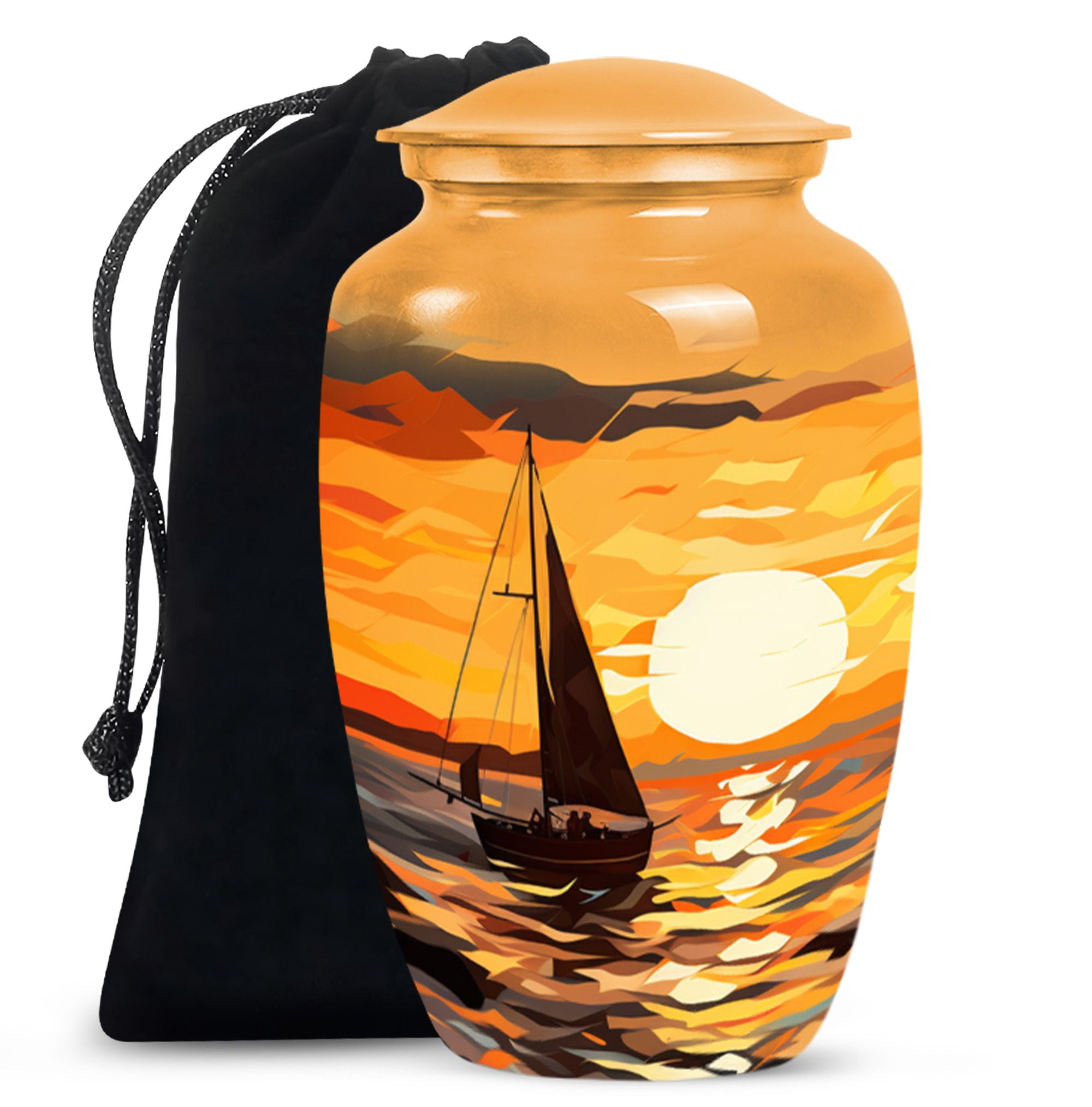 Forest Cremation Urns For Ashes Adult Male - Large Cremains Urn For ...