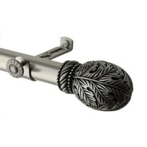 Forest Curtain Rod 120-170 inch - Satin Nickel