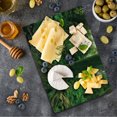 thumbnail image 1 of Forest Cutting Board, Rain Woodland Scenery River in the North Forest in the Early Morning Humid Fog Print, Decorative Tempered Glass Cutting and Serving Board, in 3 Sizes, by Ambesonne, 1 of 5