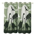 thumbnail image 1 of Forest Dinosaurs Blackout Curtain 3d Printed Window Curtain Bedroom Living Room Hotel Window 2 Panel Shade, 1 of 6