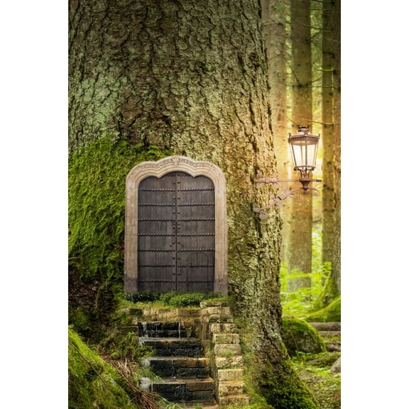 Forest Door, Discreet Internet Password Logbook, Large Print (Paperback)(Large Print)