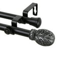 thumbnail image 1 of Forest Double Curtain Rod 28-48 inch - Black, 1 of 3
