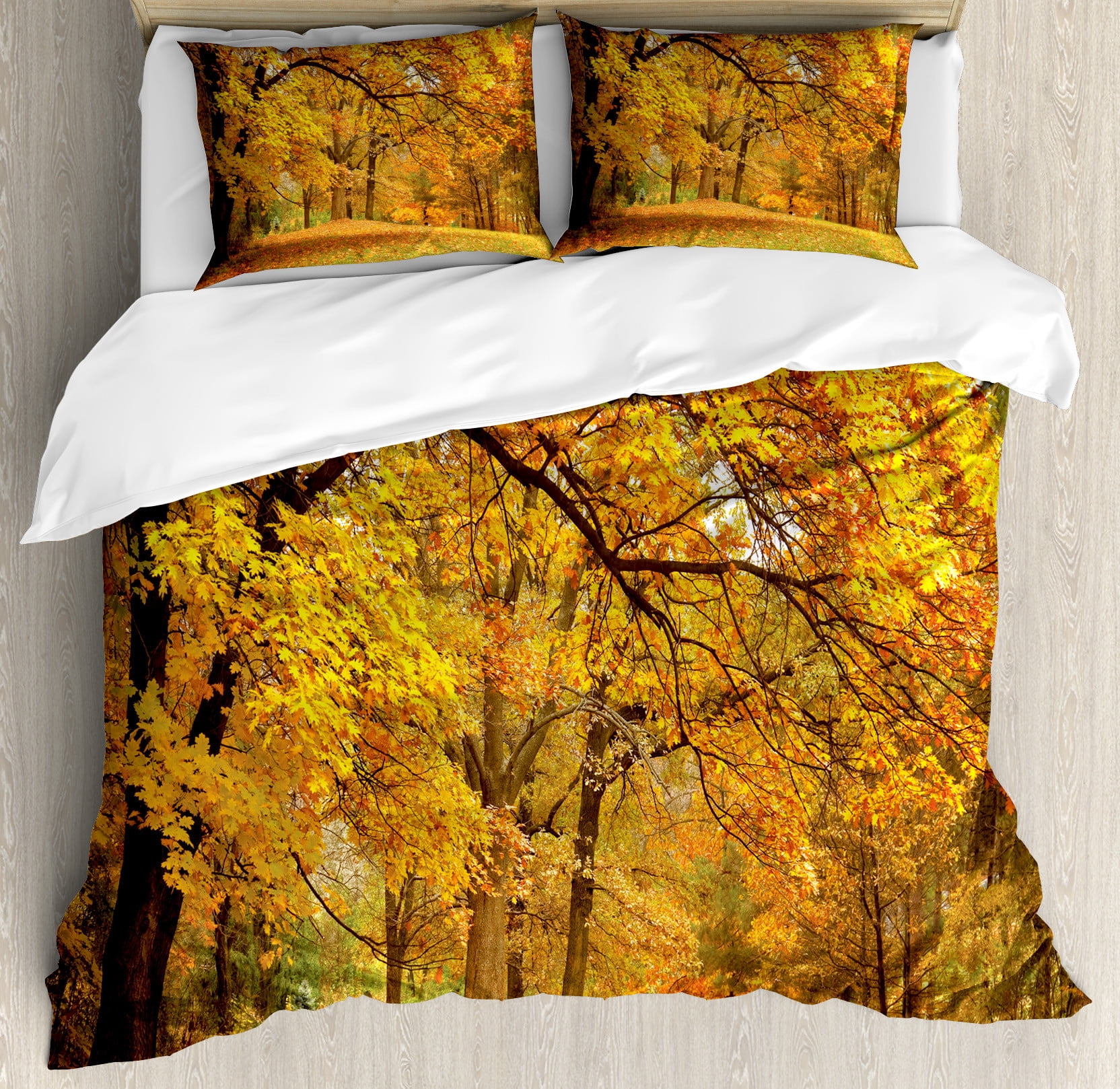 Retro Forest Ride WJ1104020CL Duvet Cover Set