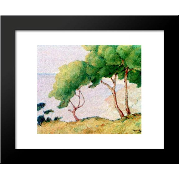 Forest Edge (Balcic) 20x24 Framed Art Print by Nicolae Tonitza