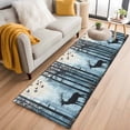 thumbnail image 1 of Forest Elk Runner Rug 2x6 FT,Non Slip Hallway Rugs,Deer Birds Nature Tree Antlers Mountain Washable Soft Floor Carpet Throw Runner Carpet Long Rugs for Entryway Kitchen Bedside Sliding Door, 1 of 8