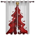 thumbnail image 1 of Forest Elk Winter Luxury Window Curtains Home Living Room Bedroom Item Christmas Living Room Curtains, 1 of 2