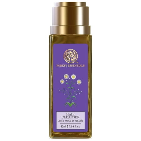 Forest Essentials Hair Cleanser Amla, Honey & Mulethi|Revives Shine & Lustre|Hair Shampoo For Men And Women|50Ml