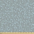 thumbnail image 1 of Forest Fabric by the Yard Upholstery, Botanical Growing Tree Branches and Leaves Forest Season Illustration, Decorative Fabric for DIY and Home Accents, Grey Teal Pale Blue by Ambesonne, 1 of 5