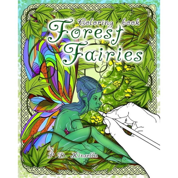 Forest Fairies: Fairy Coloring Book