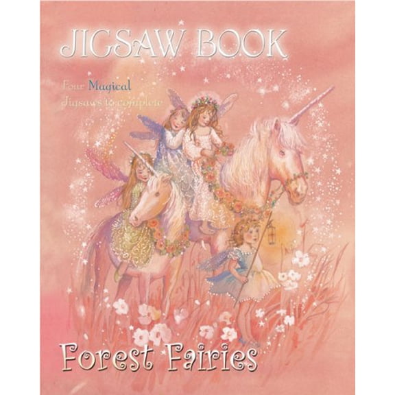 Pre-Owned Forest Fairies Jigsaw Book Hardcover Jake Jackson