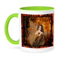 thumbnail image 1 of 3dRose, Forest Fairy, 11oz Two-Tone Green Mug, 1 of 7