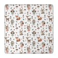 thumbnail image 1 of Forest Fairy Princess Pattern Square Fitted Tablecloth with Elastic Edge,Square Table Cover,Washable Elastic Table Cover for Home Kitchen Party Decor 34"x34", 1 of 6